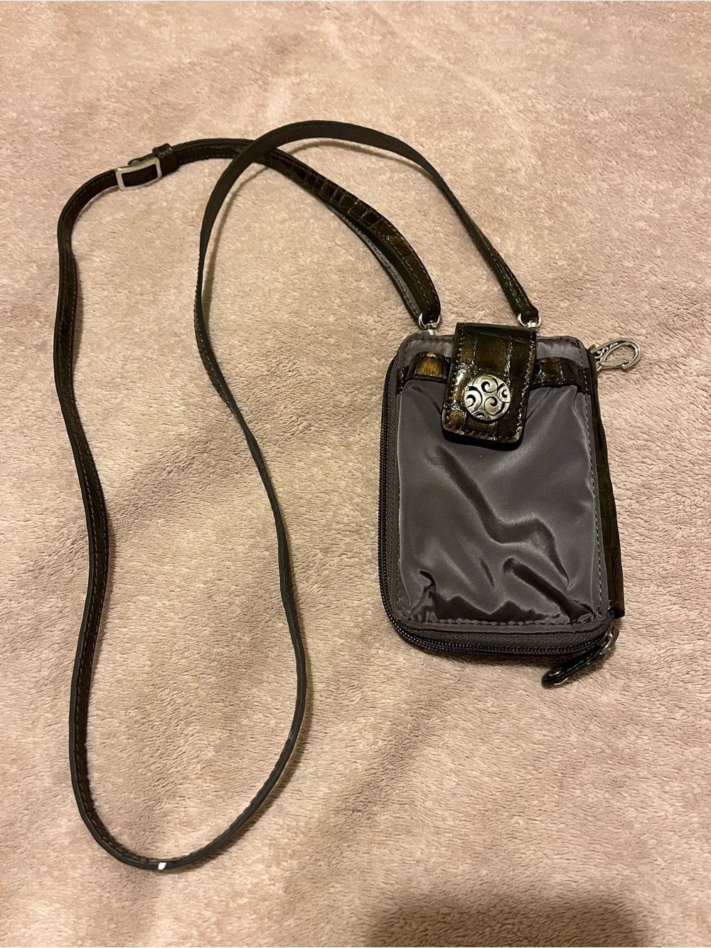Brighton Small Crossbody Wallet - Brown